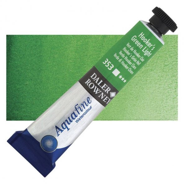 Daler Rowney Aquafine Tüp Suluboya 8 ml 353 HOOKERS GREEN LIGHT