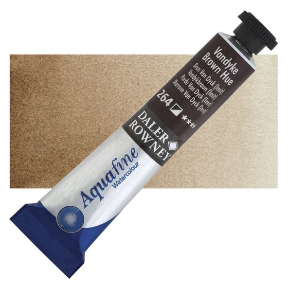 Daler Rowney Aquafine Tüp Suluboya 8 ml 264 VANDYKE BROWN HUE