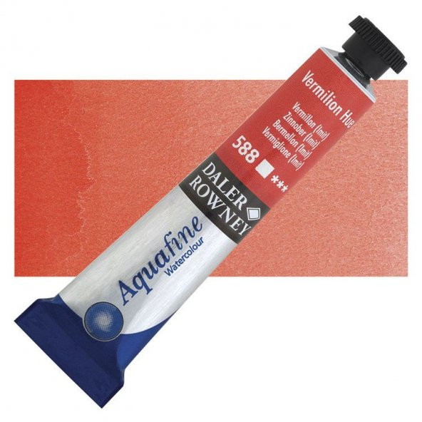 Daler Rowney Aquafine Tüp Suluboya 8 ml 588 VERMILION HUE