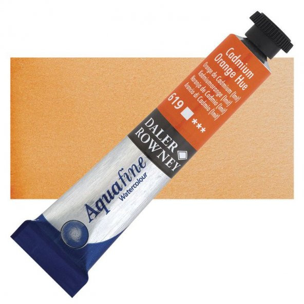 Daler Rowney Aquafine Tüp Suluboya 8 ml 619 CAD ORANGE HUE