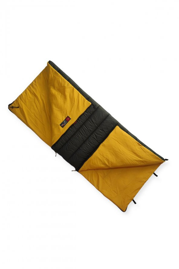 Naturecamp Oga 350 Plus Haki -15 Derece Birleşebilir Yastıklı Long Uyku Tulumu - 4