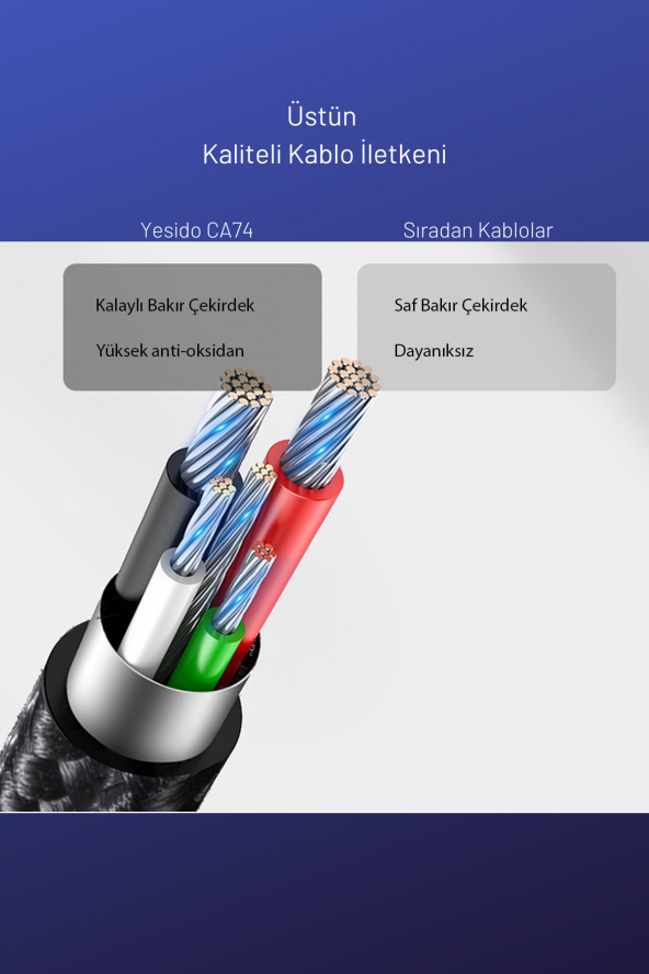 Apple Uyumlu Veri Kablosu Fuchsia PD Hızlı Şarj Kablosu 2m USB Apple Arayüz (CA74) - 2