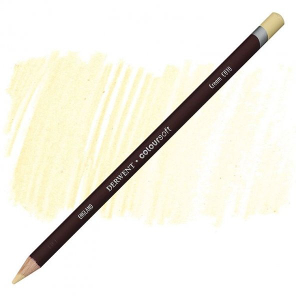Derwent Coloursoft Pencil Yumuşak Kuruboya Kalemi C010 Cream