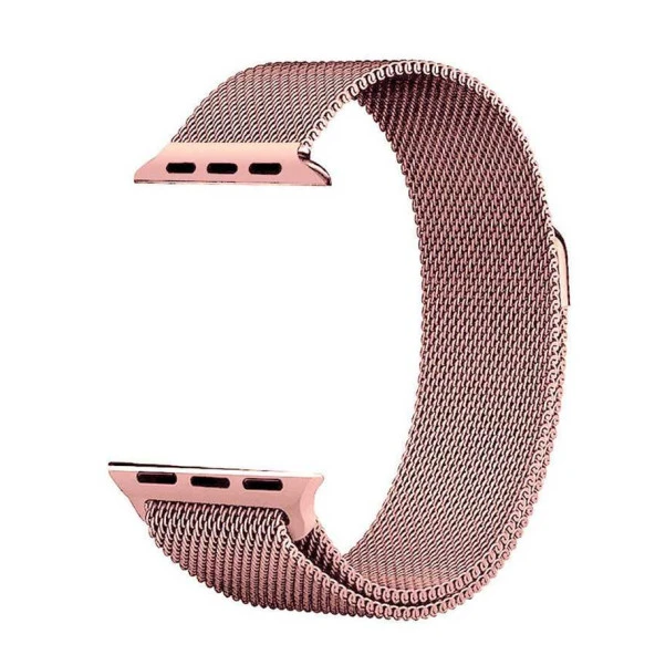 Apple Watch Ultra 49mm Kordon Saat Değildir. KRD-01 Metal Strap Kayış Lyon Tech  Pembe