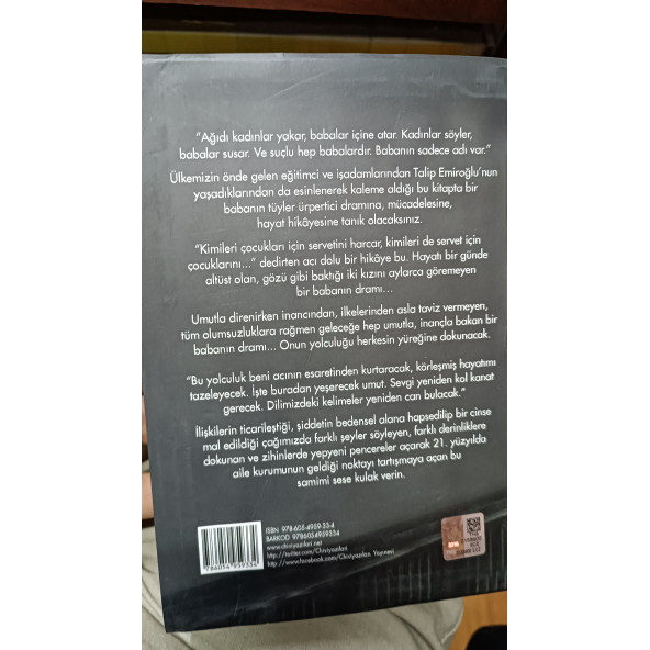 Babanın Adı Var - Bir 21. Yüzyıl Dramı Talip Emiroğlu Chiviyazıları Yayınevi - 2