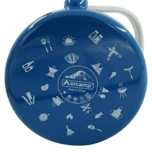 Orcamp Retro Emaye Kamp Çaydanlığı - 4
