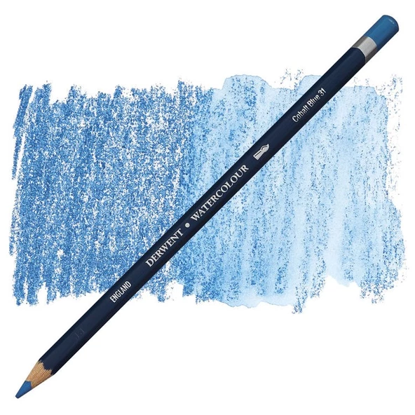 Derwent Watercolour Pencil Suluboya Kalemi 31 Cobalt Blue