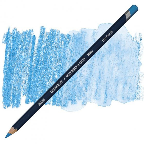 Derwent Watercolour Pencil Suluboya Kalemi 33 Light Blue