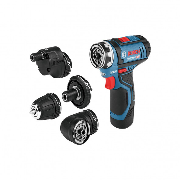 Bosch Professional Gsr 12V-15 Fc Set 2 Ah Çift Akülü Delme/vidalama - Çanta