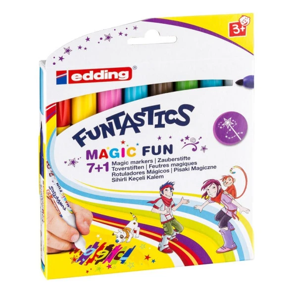 Edding 13 Funtastics Magic Fun Sihirli Keçeli Kelem 8li