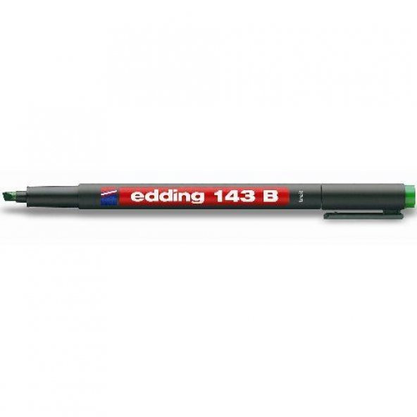 Edding 143B Kesik Uçlu Permanent Kalem Siyah