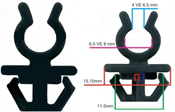 Kaput Çubuk Klipsi Honda 90672-Sj4-013 Toyota 53452-90351 Mitsubişhi