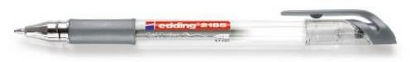 Edding 2185 Jel Mürekkepli Roller Kalem METALİK GÜMÜŞ