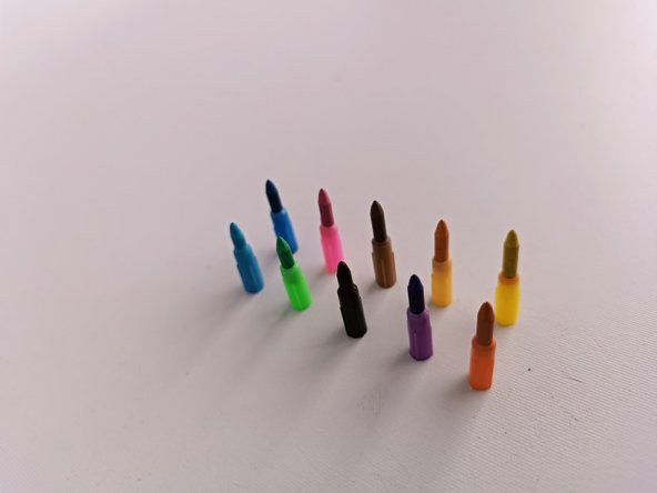 Renk Değiştirilebilir Pastel Boya Kalemi 10 Renk - 4