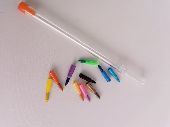 Renk Değiştirilebilir Pastel Boya Kalemi 10 Renk - 5