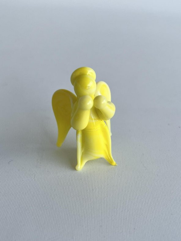 El Yapımı Murano Cam Melek Biblo A13 - Resim 2