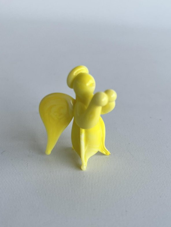 El Yapımı Murano Cam Melek Biblo A13 - Resim 4