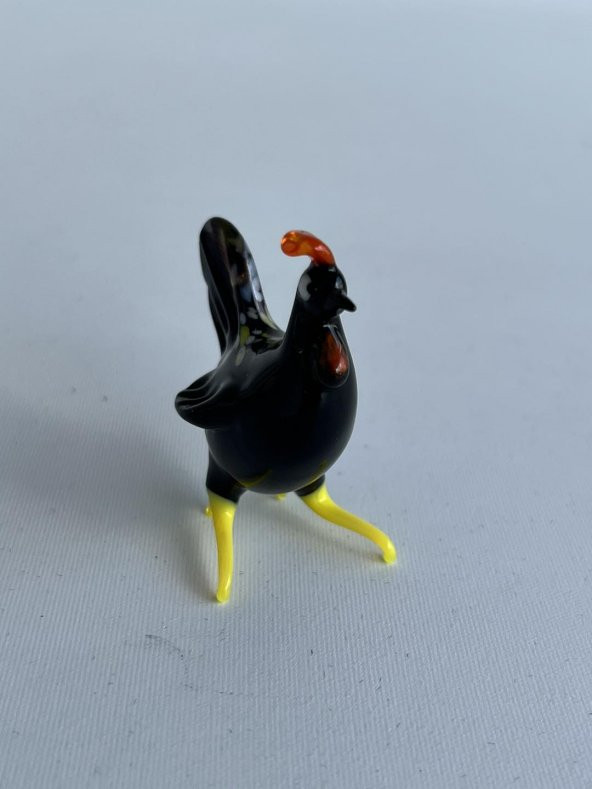 El Yapımı Murano Cam Tavuk Biblo A14-04 - Resim 2