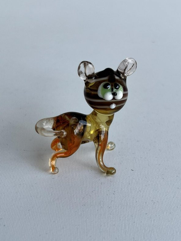 El Yapımı Murano Cam Kedi Biblo A14-07 - 2