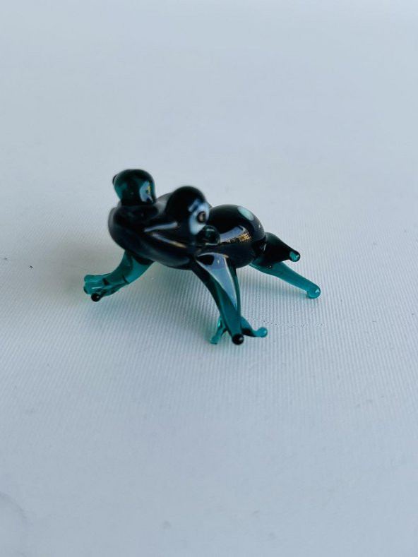 El Yapımı Murano Cam Kurbağa Biblo A17-04 - Resim 2