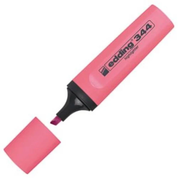Edding 344 Highlighter Fosforlu İşaretleme Kalemi PEMBE