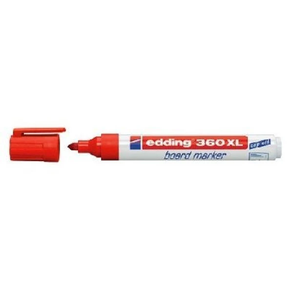 Edding 360 XL Board Marker Doldurulabilir Yazı Tahtası Kalemi Kırmızı