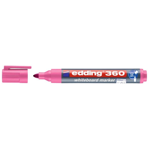 Edding 360 Board Marker Yazı Tahtası Kalemi PEMBE