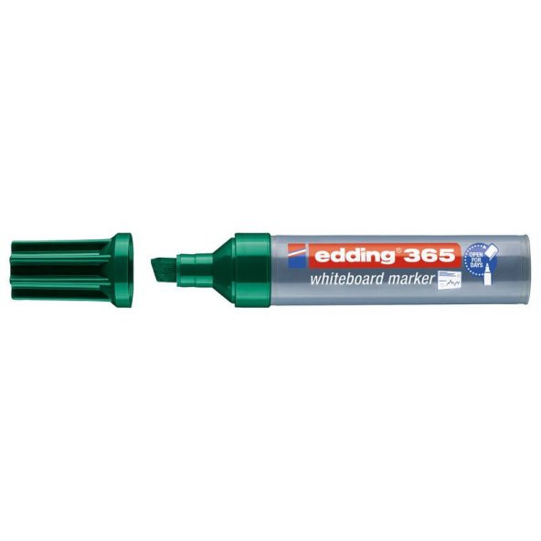 Edding 365 Kesik Uçlu Yazı Tahtası Kalemi 7 mm YEŞİL