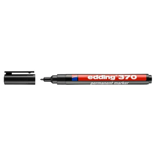 Edding 370 Permanent Marker Asetat Kalemi Siyah