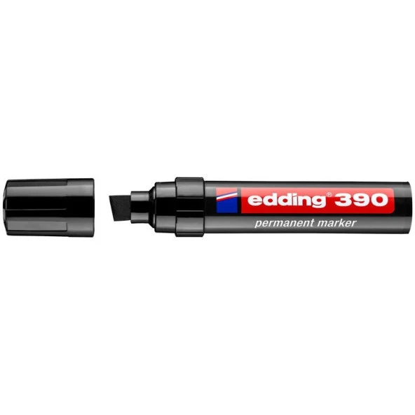 Edding 390 Permanent Markör 12 mm Kesik Uç SİYAH