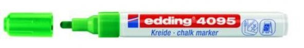 Edding 4095 Kara Tahta ve Cam için Likit Tebeşir Kalemi 3 mm Yuvarlak Uç YEŞİL