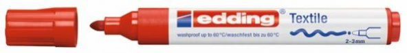 Edding 4500 Tekstil Kalemi RED
