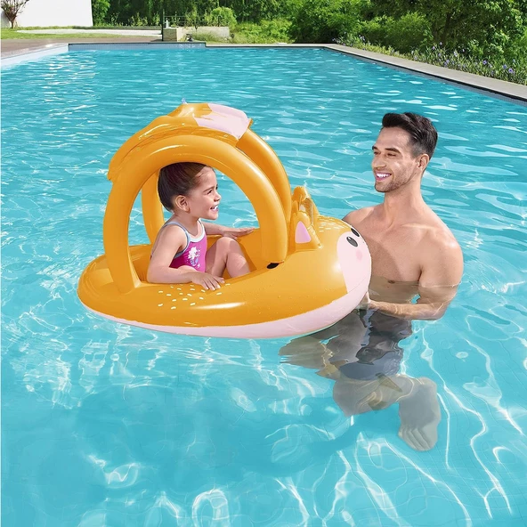 Bestway Gölgelikli Bebek Botu Deniz Botu Havuz Botu Çocuk Botu - 3