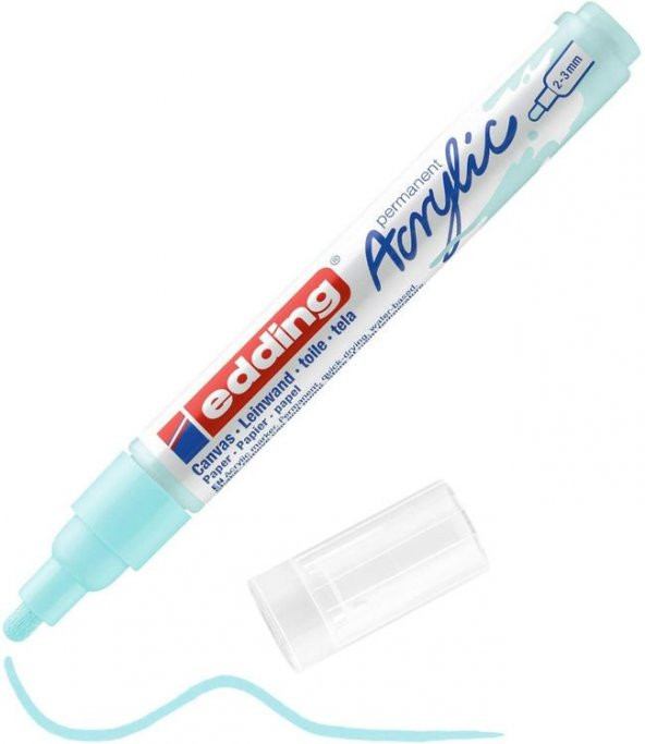 Edding 5100 Akrilik Boyama Markörü 2-3 mm PASTEL MAVİ ürün görseli