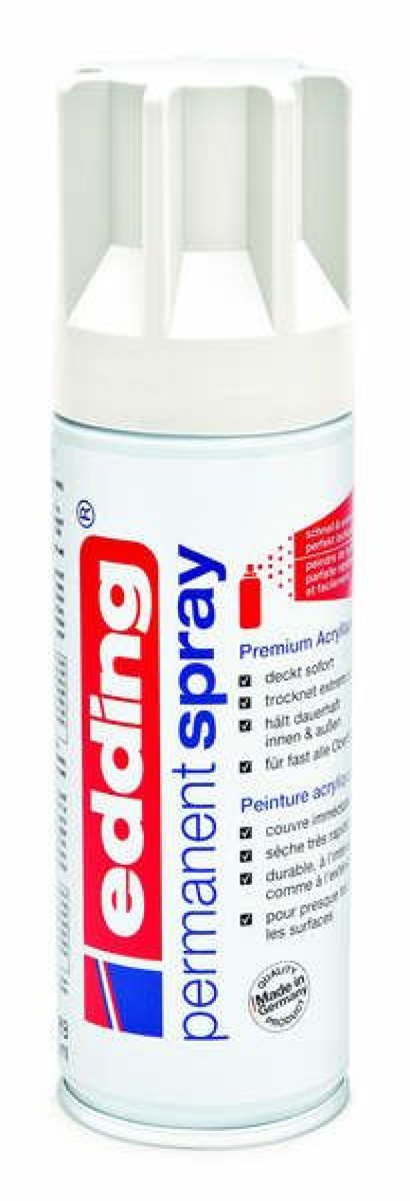 Edding Permanent Sprey Boya 200 ml. 922 BEYAZ