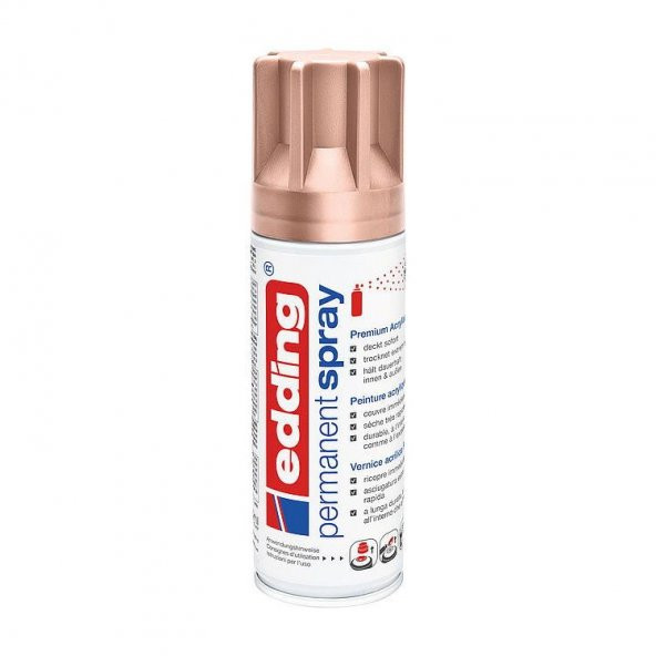 Edding Permanent Sprey Boya 200 ml. 937 ROSEGOLD