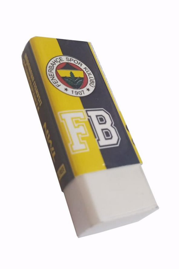 Taraftar Silgi Lisanslı Orijinal 3 Adet FB Kanarya Fenerbahçe Silgi Orta Boy Orjinal - 2