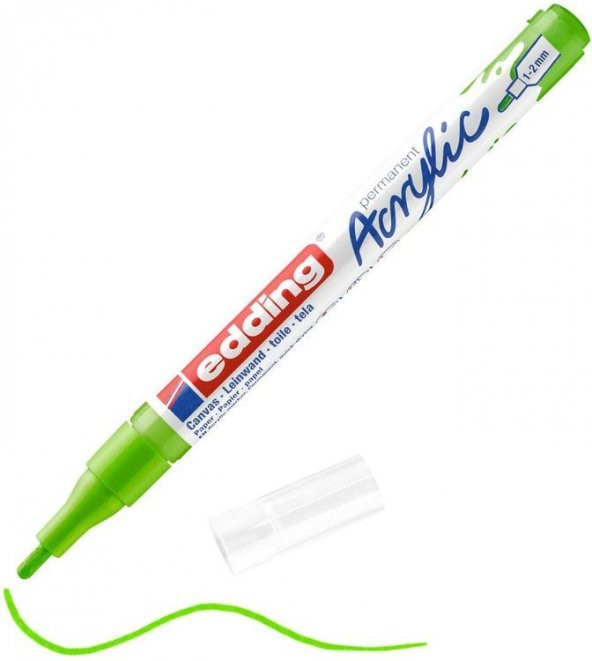 Edding 5300 Akrilik Boyama Markörü 1-2 mm SARI-YEŞİL