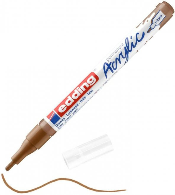 Edding 5300 Akrilik Boyama Markörü 1-2 mm FINDIK KAHVESİ