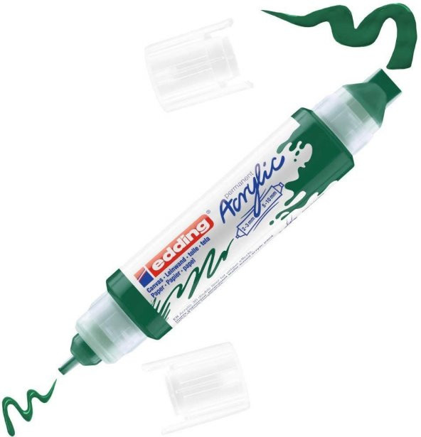Edding 5400 Akrilik Boyama Markörü 3D Double Liner YOSUN YEŞİLİ