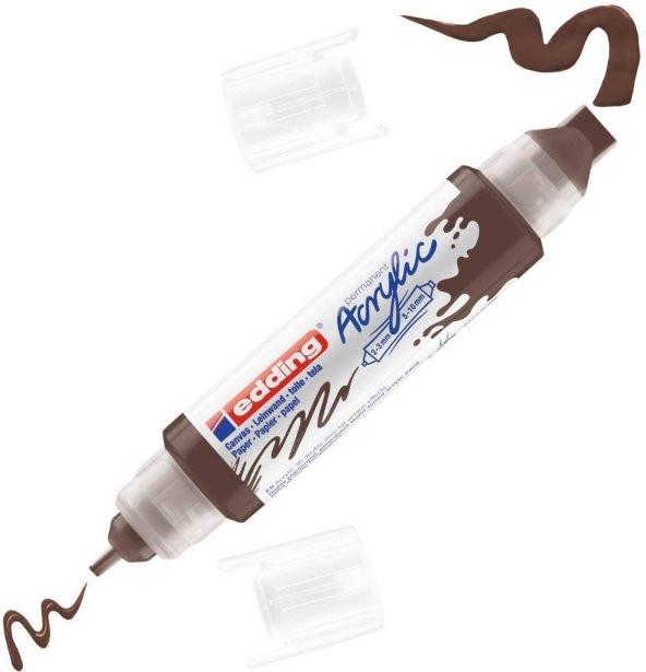 Edding 5400 Akrilik Boyama Markörü 3D Double Liner ÇİKOLATA KAHVESİ
