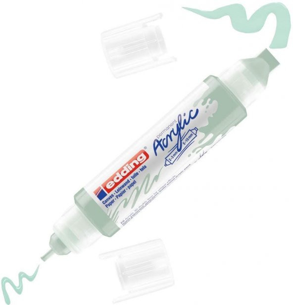 Edding 5400 Akrilik Boyama Markörü 3D Double Liner SU YEŞİLİ