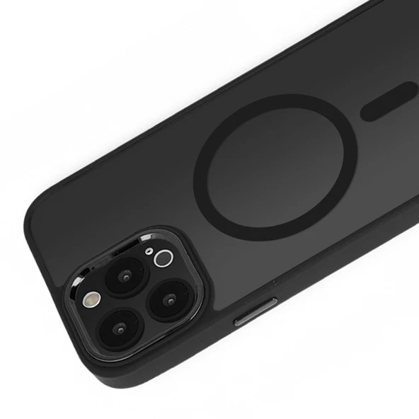 iPhone 12 Pro Kılıf Magsafe Özellikli Freya Silikon Kapak - 3