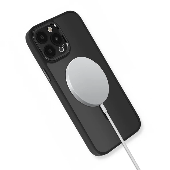 iPhone 12 Pro Kılıf Magsafe Özellikli Freya Silikon Kapak - 4