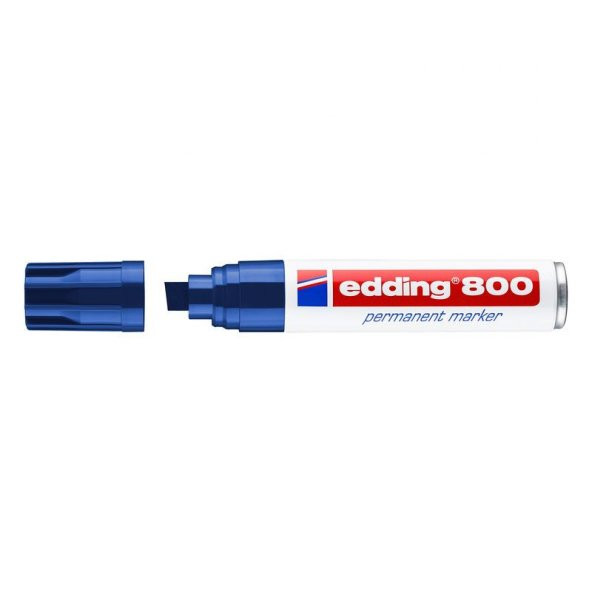 Edding 800 Kesik Uçlu Permanent Marker 12 mm MAVİ