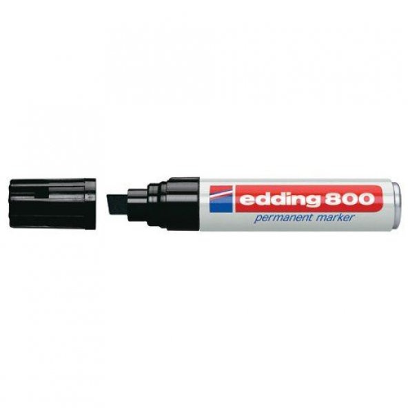 Edding 800 Kesik Uçlu Permanent Marker 12 mm SİYAH