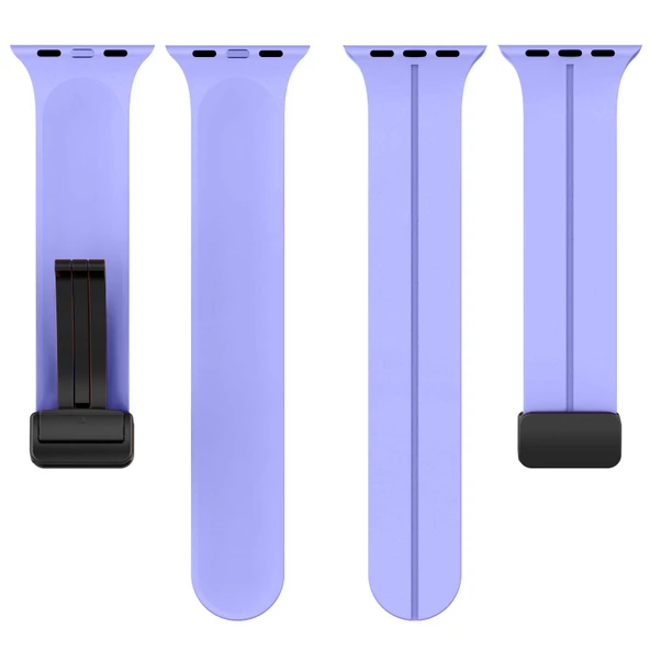 FitCase Apple Watch 42/44/45/49 mm Uyumlu SPG Soft Silikon Kordon - 5