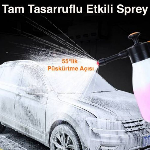 Polham 1.5 Litre Yüksek Basınçlı Araç Yıkama Sabun Köpürtücü Spreyi Araç Oto Yıkama Temizleme Spreyi - 3