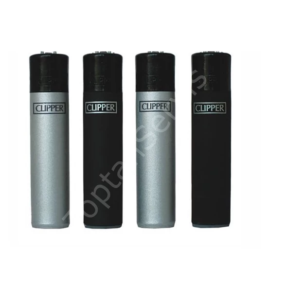 Clipper Micro Soft Siyah Gri Taşlı Cakmak 48 Adet 0948 - 3