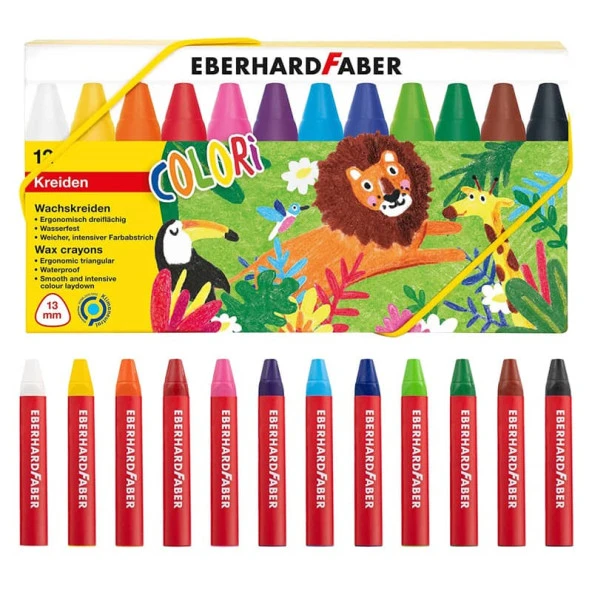 Eberhard Faber Colori Üçgen Pastel 12 Renk